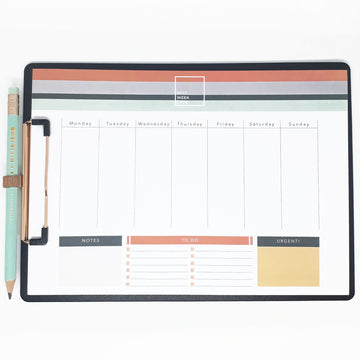 Bloco Planner Semanal A4 – Linha Allegro